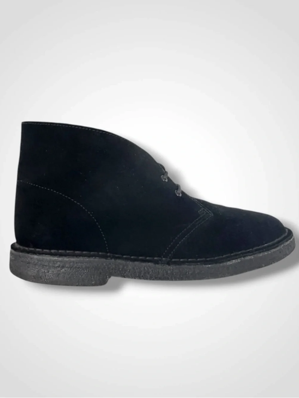 Clarks Originals Desert Boots Black Suede Crepe Sole Mens 10.5